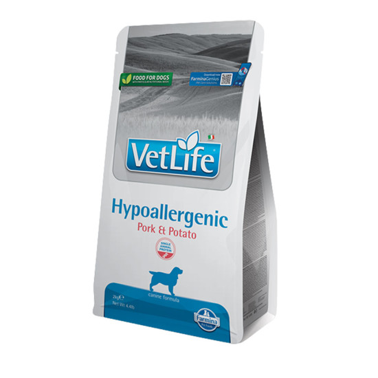 Vet Life Natural Diet Dog Hypoallergenic Pork & Potato 2kg