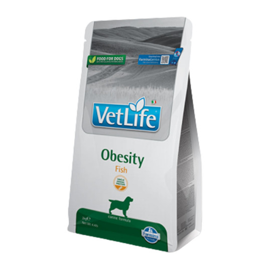Vet Life Natural Diet Dog Obesity Fish 2kg