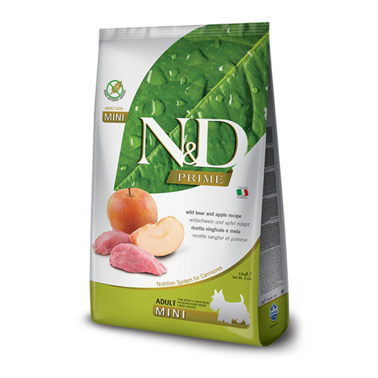 N&D Dog Boar & Apple Adult Mini 2.5kg