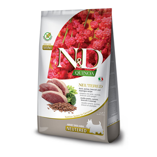 N&D Dog Quinoa Neutered Adult Mini 7kg