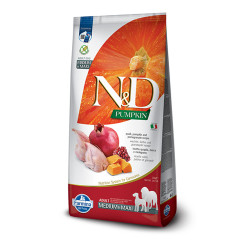 N&D Dog Pumpkin Quail & Pomegranate Adult Medium and Maxi 12kg