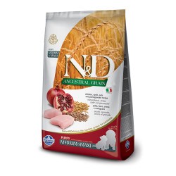 N&D Dog Low Grain Chicken & Pomegranate Puppy Medium & Maxi 12kg