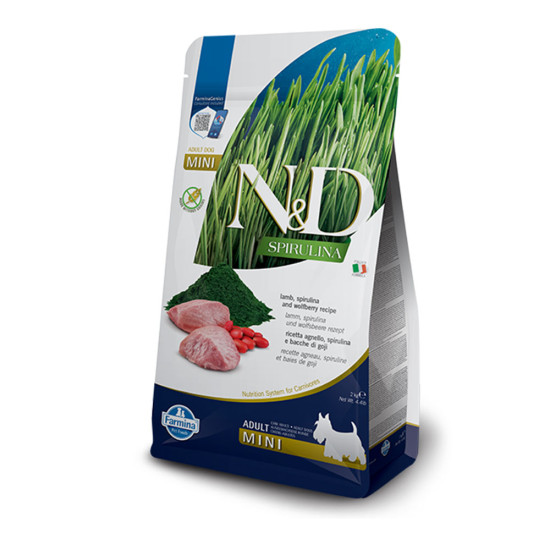 N&D Dog Spirulina Lamb & Wolfberry Αdult Μini 2kg