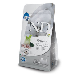 N&D Dog White Sea Bass & Spirulina Adult Mini 2kg