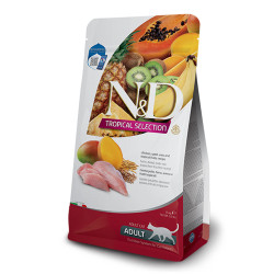 N&D Cat Tropical fruits Chicken Spelt & Oats Adult 1.5kg