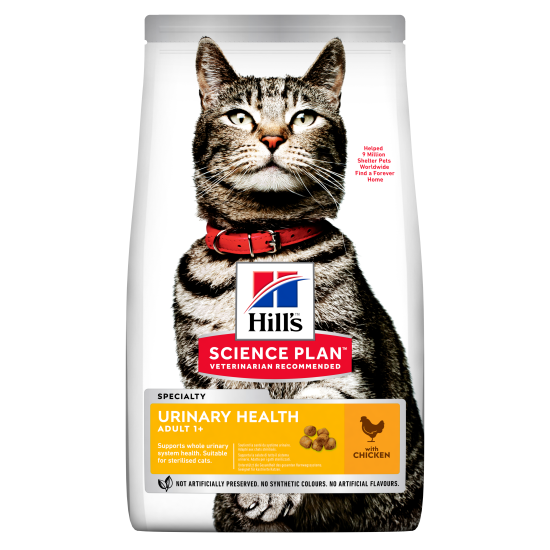 Hill's Science Plan Urinary Health Adult CAT με Κοτόπουλο 3kg