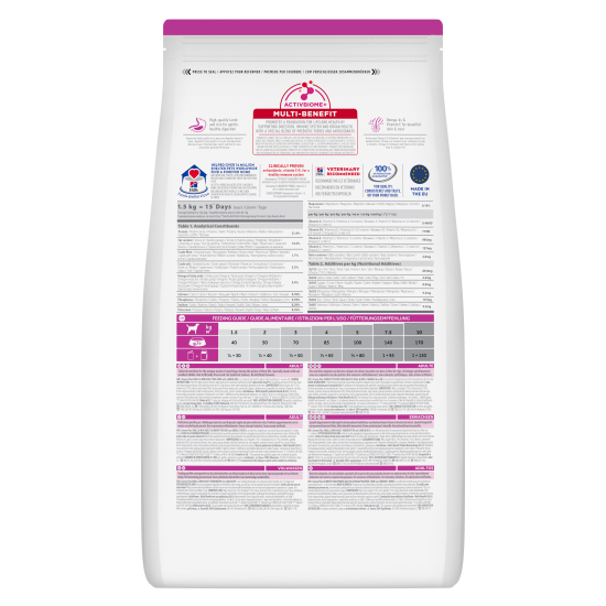 Hill's Science Plan Adult Small & Mini DOG με Αρνί & Ρύζι 1.5kg