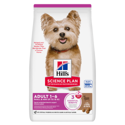 Hill's Science Plan Adult Small & Mini DOG με Αρνί & Ρύζι 1.5kg