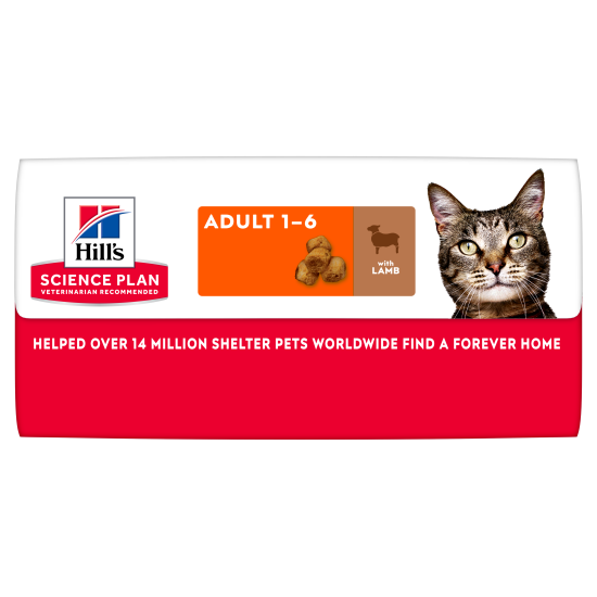 Hill's Science Plan Adult CAT με Αρνί & Ρύζι 300g