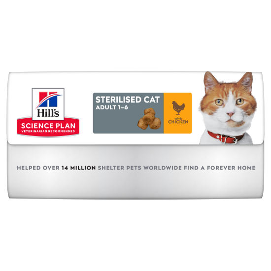 Hill's Science Plan Sterilised Adult CAT με Κοτόπουλο 10kg