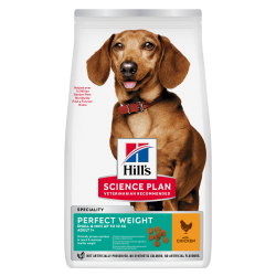 Hill's Science Plan Perfect Weight Adult Small & Mini DOG με Κοτόπουλο 1.5kg