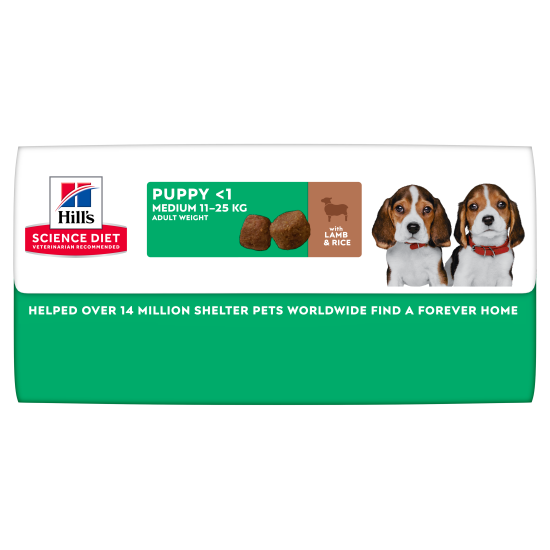 Hill's Science Plan Puppy Medium DOG με Αρνί & Ρύζι 2.5kg