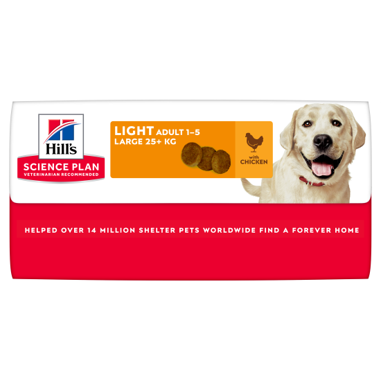 Hill's Science Plan Light Adult Large Breed DOG με Κοτόπουλο 14kg