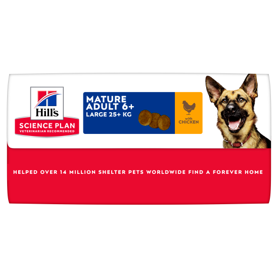 Hill's Science Plan Mature Adult Large Breed DOG με Κοτόπουλο 14kg