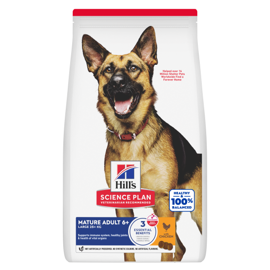 Hill's Science Plan Mature Adult Large Breed DOG με Κοτόπουλο 14kg