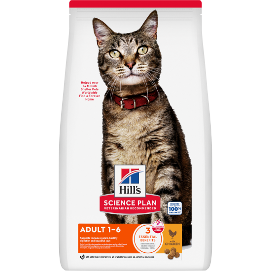 Hill's Science Plan Adult CAT με Κοτόπουλο 1.5kg
