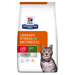 Hill's Prescription Diet c/d Urinary Stress & Metabolic CAT με Κοτόπουλο 1.5kg