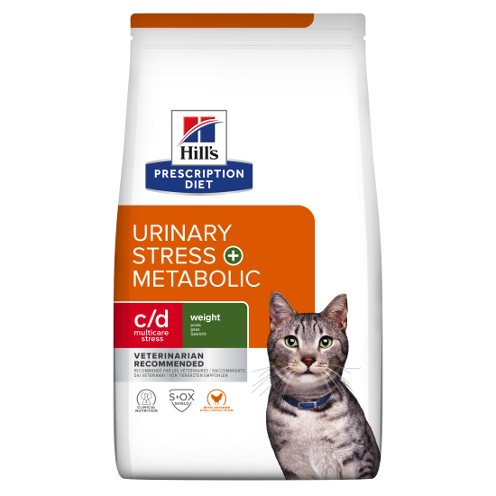 Hill's Prescription Diet c/d Urinary Stress & Metabolic CAT με Κοτόπουλο 1.5kg