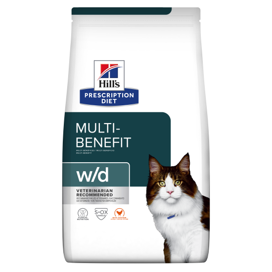 Hill's Prescription Diet w/d Multi-Benefit CAT με Κοτόπουλο 3kg