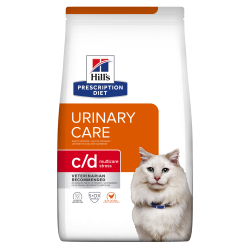 Hill's Prescription Diet c/d Urinary Multicare Stress CAT με Κοτόπουλο 3kg