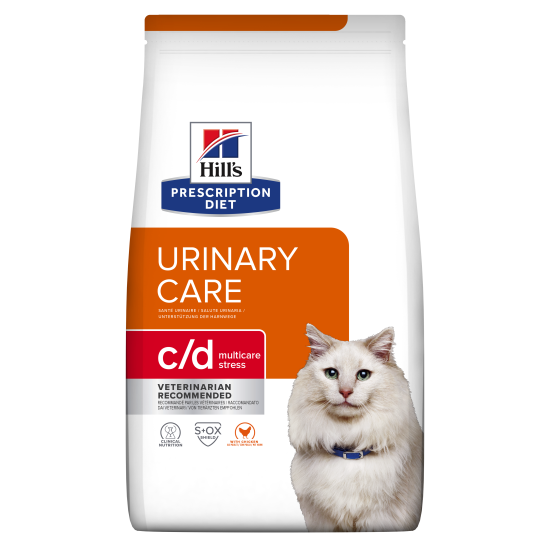 Hill's Prescription Diet c/d Urinary Multicare Stress CAT με Κοτόπουλο 3kg
