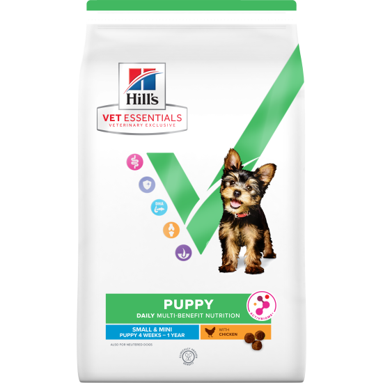 Hill's Vet Essentials Multi-Benefit +Growth ActivBiome Adult Small & Mini DOG με Κοτόπουλο 7kg