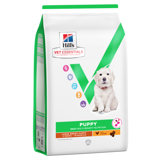 Hill's Vet Essentials Multi-Benefit Puppy Large Breed ΑctivBiome+ DOG με Κοτόπουλο 14kg
