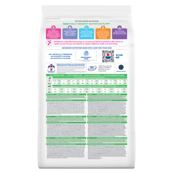 Hill's Vet Essentials Multi-Benefit Puppy Small & Mini ΑctivBiome+ DOG με Κοτόπουλο 2kg