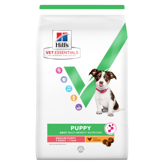 Hill's Vet Essentials Multi-Benefit Puppy Medium ΑctivBiome+ DOG με Κοτόπουλο 2kg