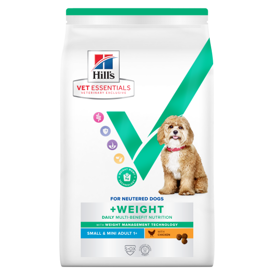 Hill's Vet Essentials Multi-Benefit +Weight Adult Small & Mini DOG με Κοτόπουλο 2kg