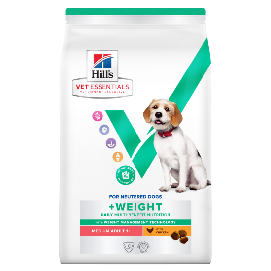 Hill's Vet Essentials Multi-Benefit +Weight Adult Medium DOG με Κοτόπουλο 2kg