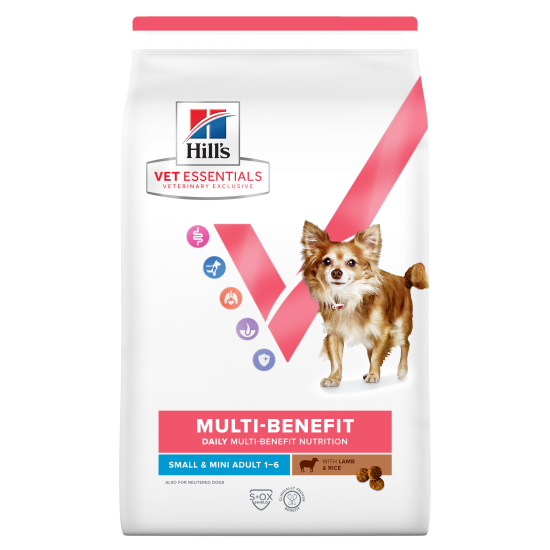 Hill's Vet Essentials Multi-Benefit Adult Small & Mini DOG με Αρνί & Ρύζι 2kg