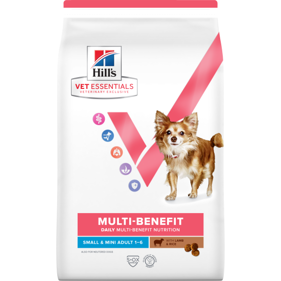 Hill's Vet Essentials Multi-Benefit Adult Small & Mini DOG με Αρνί & Ρύζι 2kg