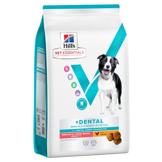 Hill's Vet Essentials Multi-Benefit +Dental Health Adult Medium & Large Breed DOG με Κοτόπουλο 10kg