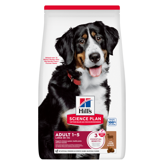 Hill's Science Plan Adult Large Breed DOG με Αρνί & Ρύζι 14kg