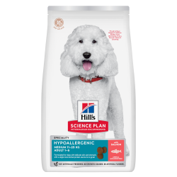 Hill's Science Plan Hypoallergenic Adult Medium DOG με Σολομό 12kg