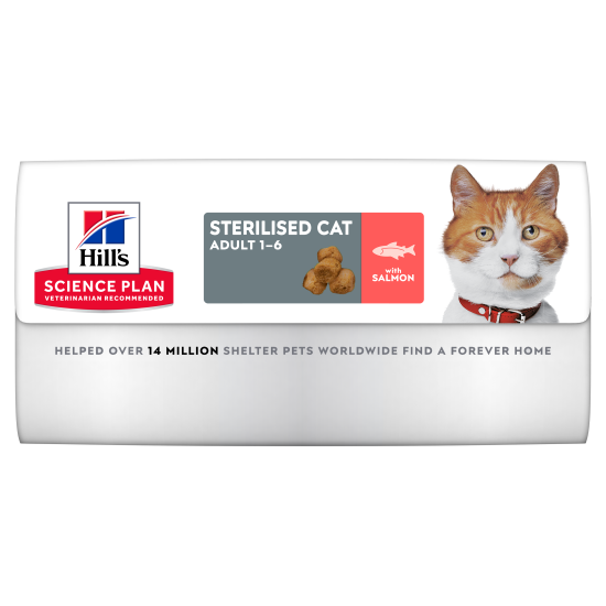 Hill's Science Plan Sterilised Adult CAT με Σολομό 10kg