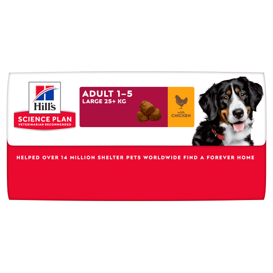 Hill's Science Plan Adult Large Breed DOG με Κοτόπουλο 18kg Value Pack