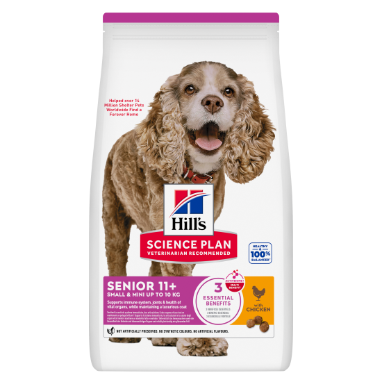 Hill's Science Plan Senior Adult Small & Mini με Σκύλους με Κοτόπουλο 1.5kg