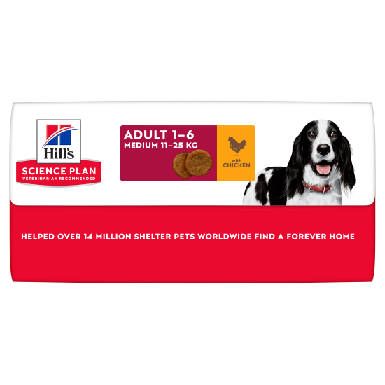 Hill's Science Plan Adult Medium DOG με Κοτόπουλο 2.5kg