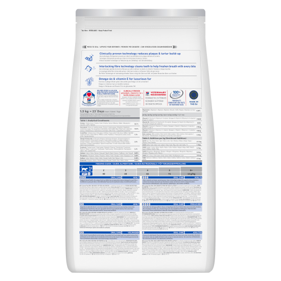 Hill's Science Plan Oral Care Adult CAT με Κοτόπουλο 1.5kg
