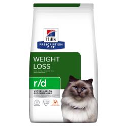 Hill's Prescription Diet r/d Weight Loss CAT με Κοτόπουλο 1.5kg