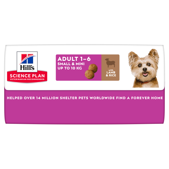 Hill's Science Plan Adult Small & Mini DOG με Αρνί & Ρύζι 6kg
