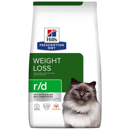 Hill's Prescription Diet r/d Weight Loss για Γάτες με Κοτόπουλο 3kg