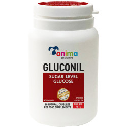 Συμπλήρωμα Διατροφής Anima Pet Vitamin Gluconil 90 Κάψουλες Για Σκύλους Και Γάτες