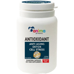 Συμπλήρωμα Διατροφής Anima Pet Vitamin Antioxidant 90 Κάψουλες Για Σκύλους Και Γάτες
