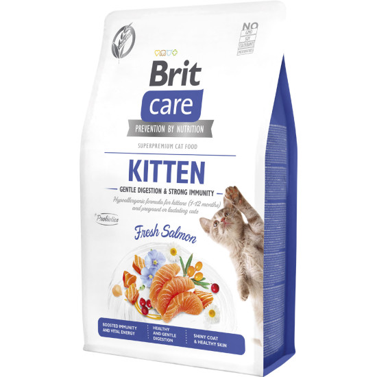 Ξηρά Τροφή Γάτας Brit Care CAT Grain Free Kitten Salmon 2kg