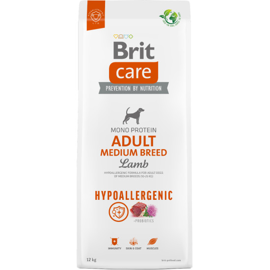 Brit Care DOG Adult Medium Lamb & Rice 12kg