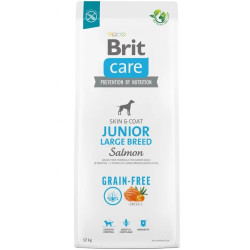 Brit Care - Grain Free Junior Large Salmon & Potato DOG 12kg