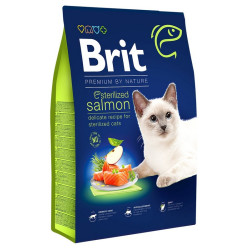 Brit Premium By Nature - CAT Sterilized Salmon 8kg